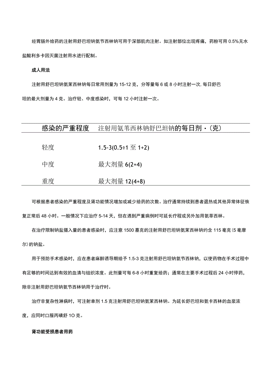 （优质）注射用氨苄西林钠舒巴坦钠-详细说明书与重点.docx_第3页