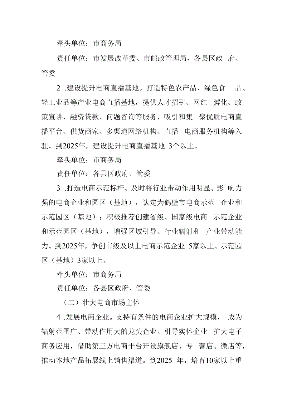 鹤壁市加快电商产业高质量发展三年行动计划（2023—2025年）.docx_第2页