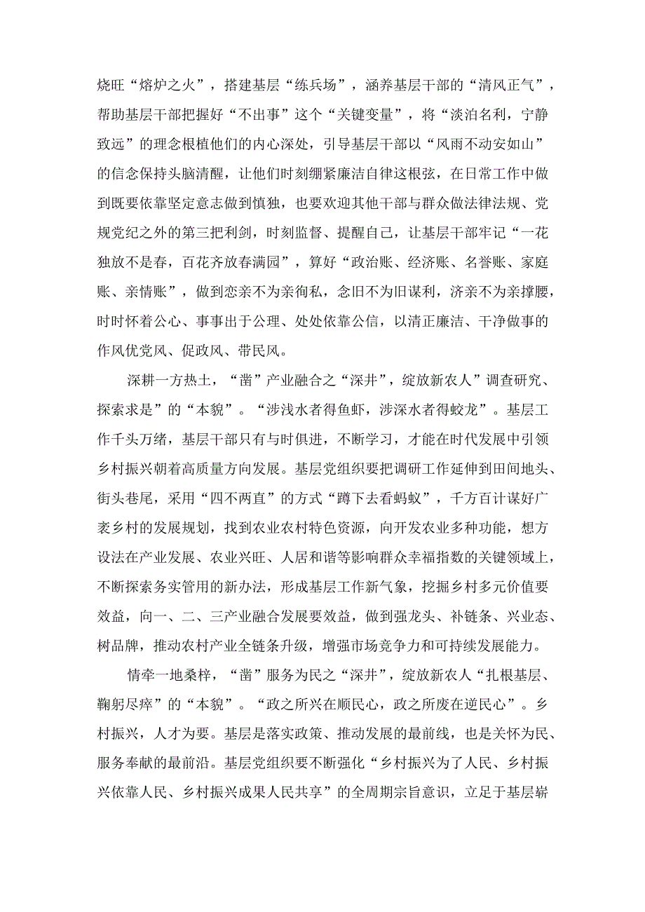 （2篇）2023年基层干部学习贯彻黑龙江考察重要讲话心得体会发言.docx_第2页