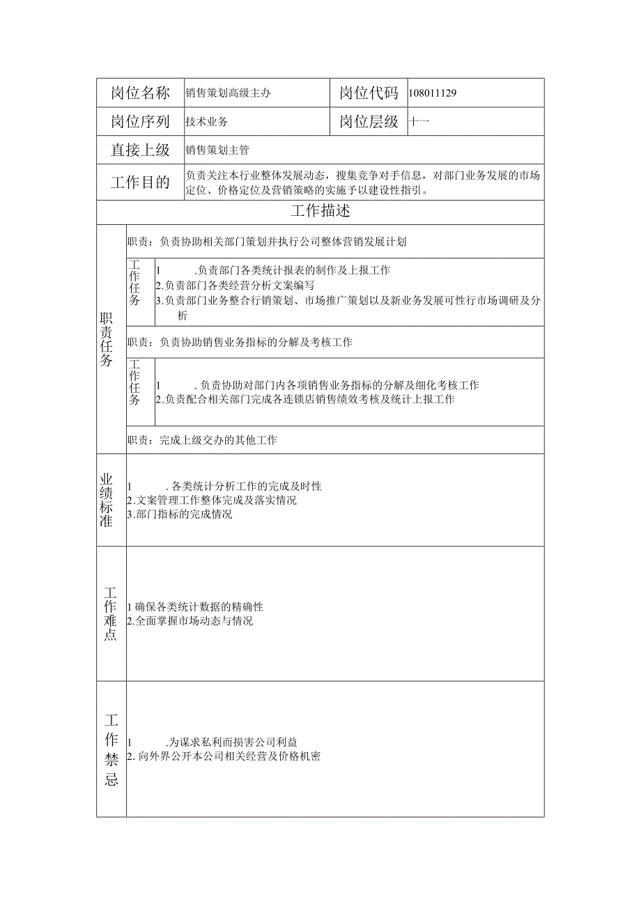 108011129 销售策划高级主办.docx_第1页