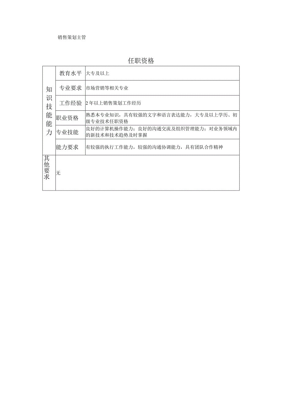 108011129 销售策划高级主办.docx_第2页