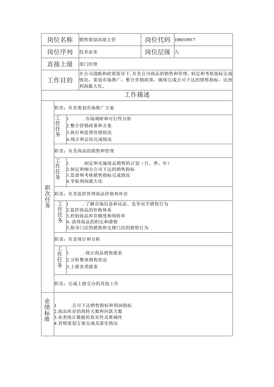 108010917 销售策划高级主管.docx_第1页