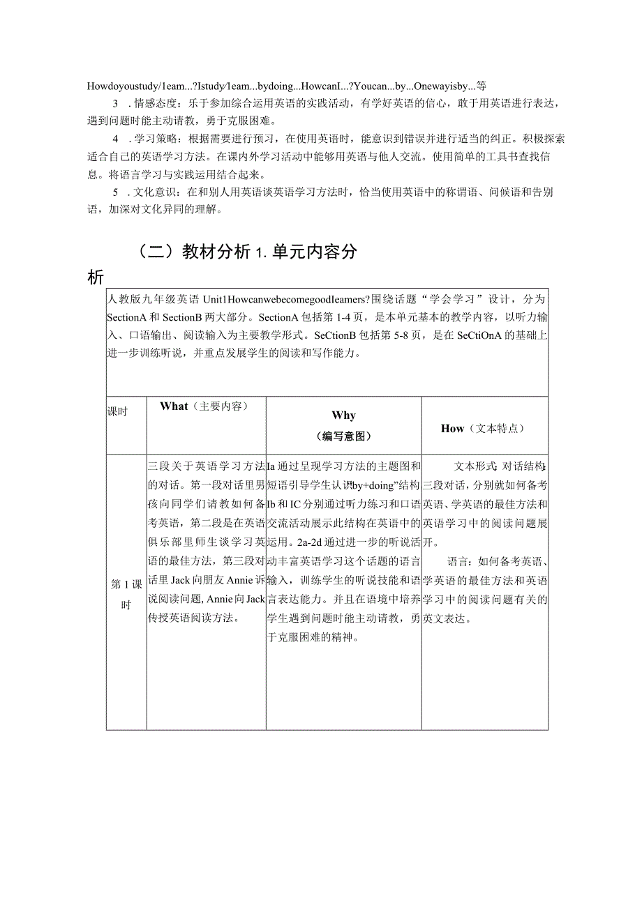 Unit1 How can we become good learners单元作业设计.docx_第3页