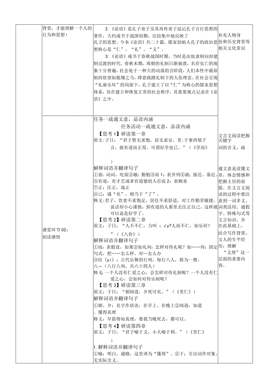 2023-2024学年部编版选择性必修上册 《论语十二章》教学设计.docx_第2页