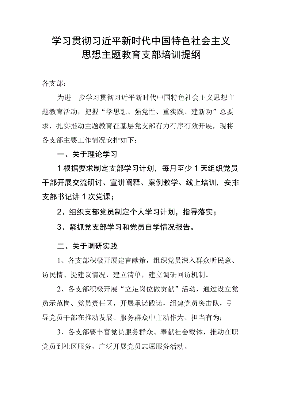 主题教育支部培训提纲.docx_第1页