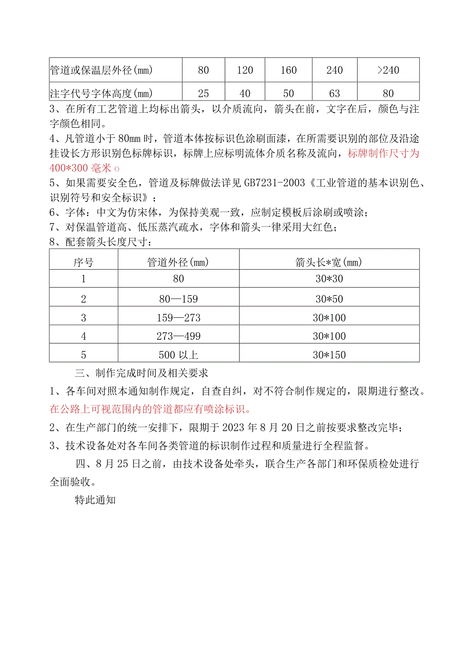 关于工业管道统一标识的通知（模板）.docx_第2页