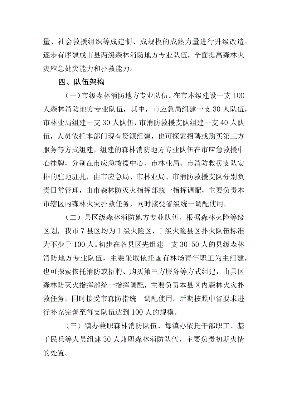 市森林消防地方专业队伍建设实施方案.docx_第2页