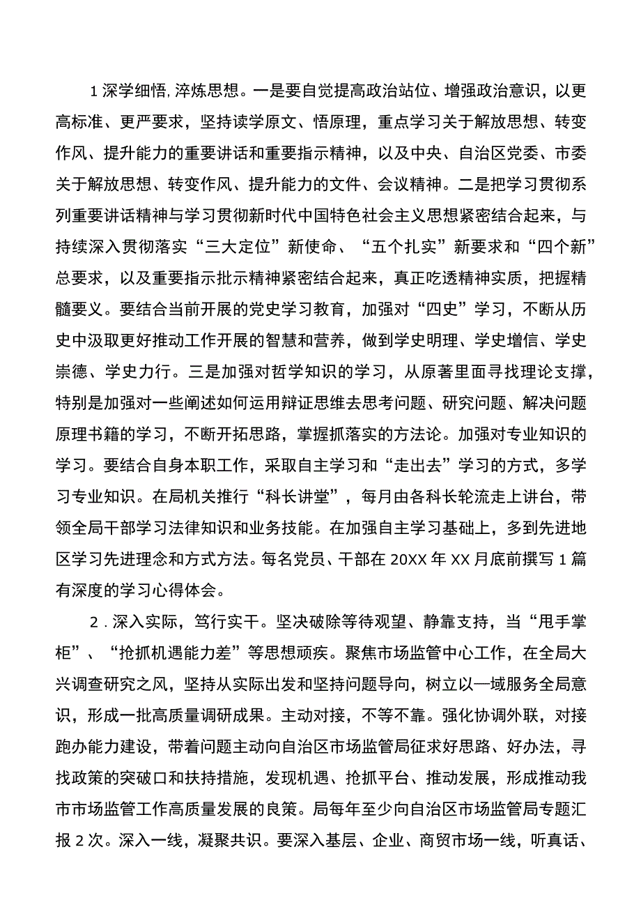 关于开展“解放思想、转变作风、提升能力”专项行动实施方案20220718.docx_第2页