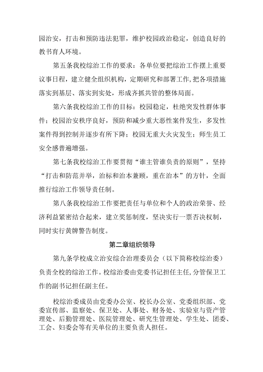 大学治安综合治理工作实施办法.docx_第2页