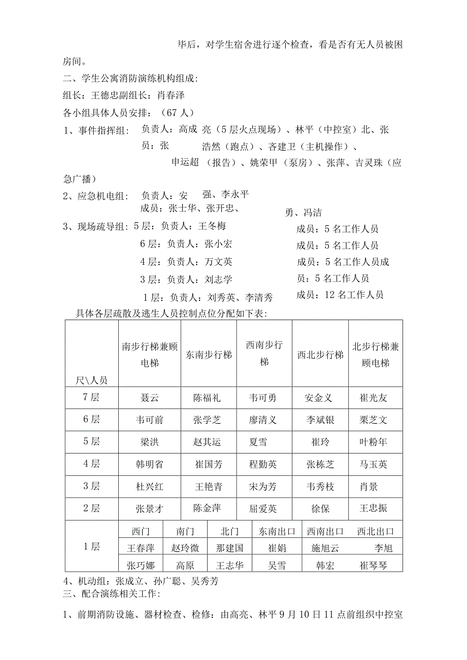 农业大学宿舍新生消防应急疏散演练实施方案.docx_第2页