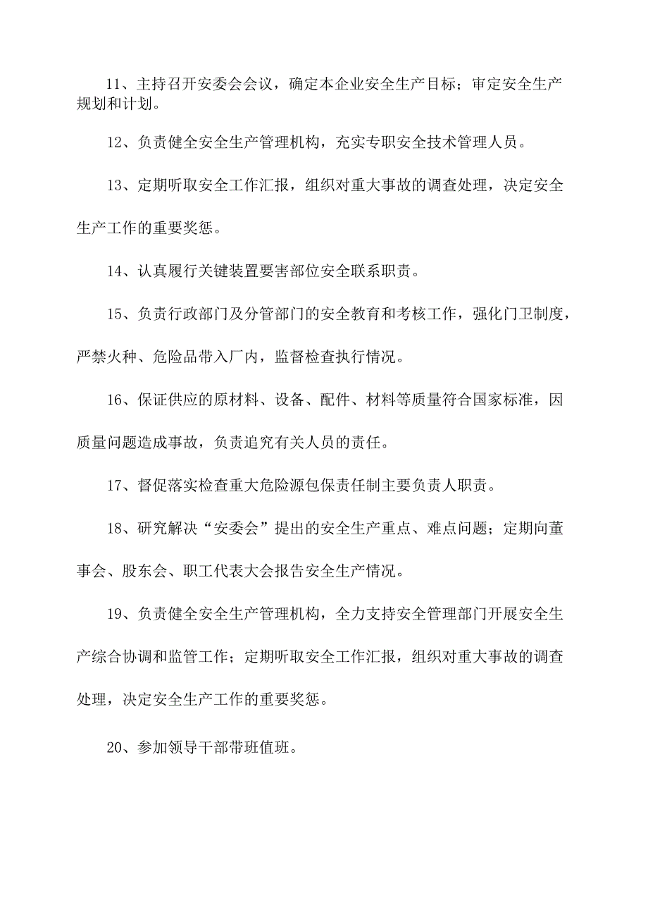 企业总经理安全生产职责清单.docx_第2页