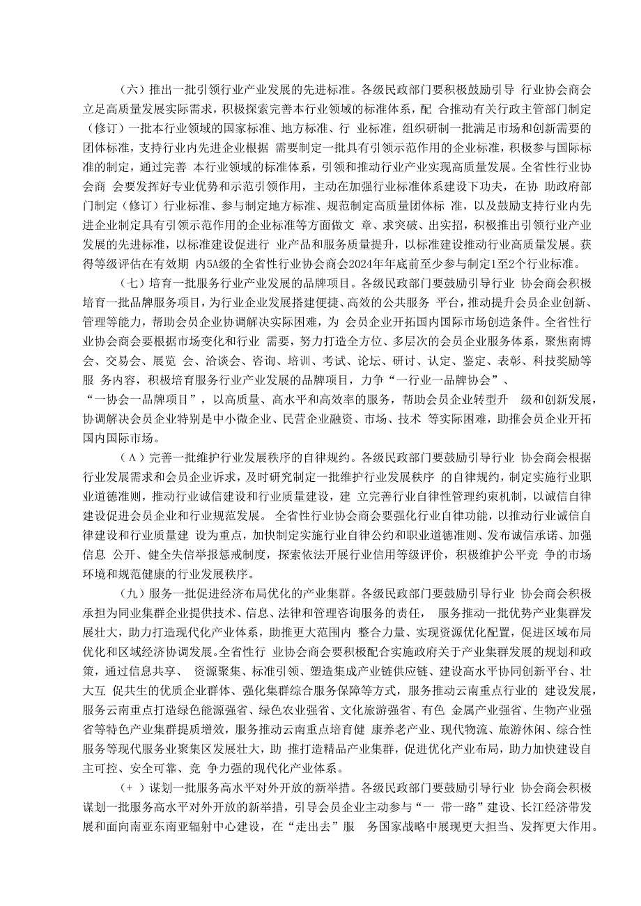 云南省行业协会商会服务高质量发展专项行动实施方案.docx_第3页