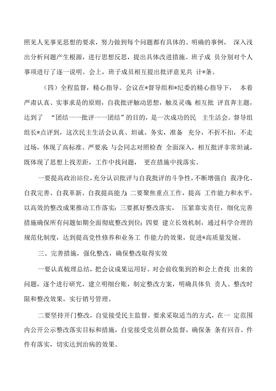 集团公司生活会情况报告.docx_第3页