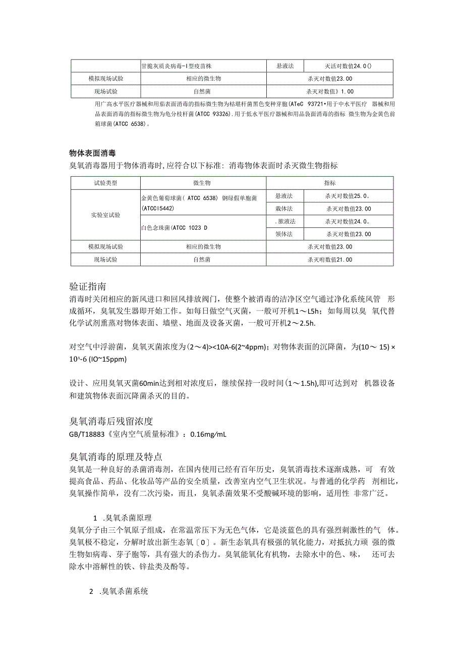 臭氧消毒的有效浓度和条件-.docx_第2页