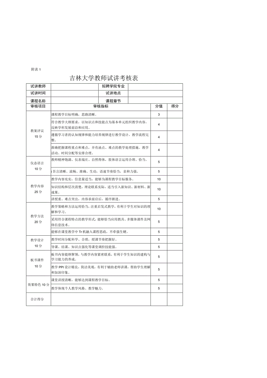 5.吉林大学准聘长聘人才引进教学方面意见表（2023年4月）.docx_第2页