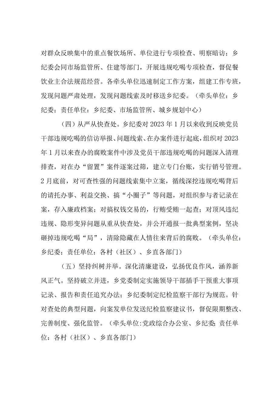 关于全乡开展违规吃喝问题专项整治的工作方案.docx_第3页