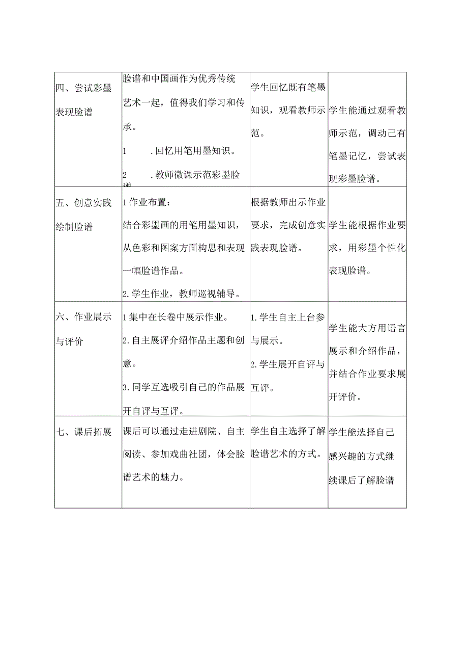 人教版 美术 五年级上册《彩墨脸谱》（教案）.docx_第3页