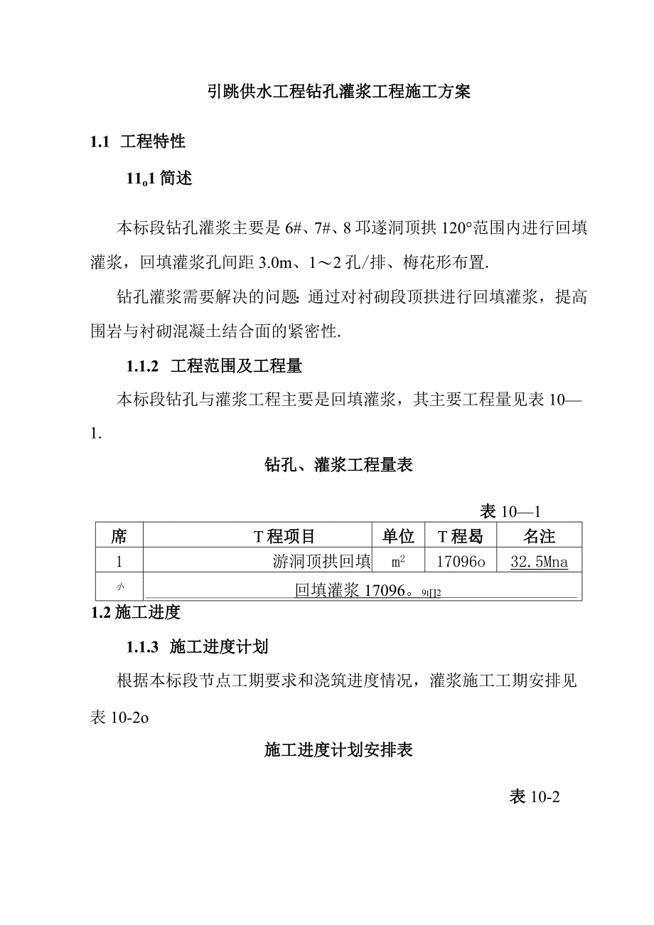 引洮供水工程钻孔灌浆工程施工方案.docx_第1页