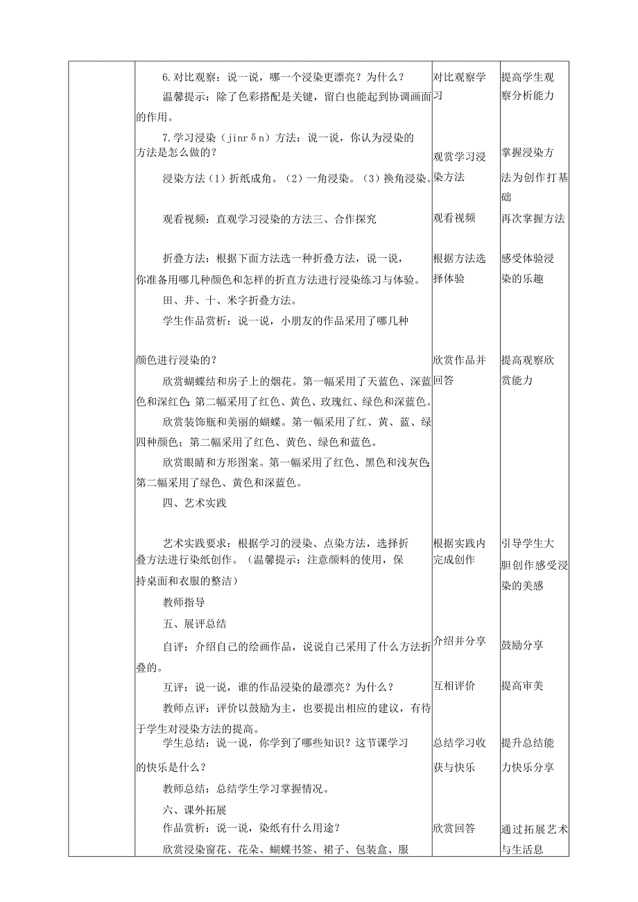 新课标 人教版 美术二年级上册 第二课 染色的游戏 教案.docx_第2页