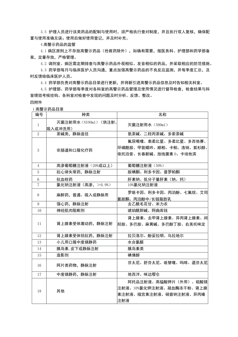 患者自带药品管理制度高警示药品管理制度病区诊区备用药品管理制度.docx_第3页