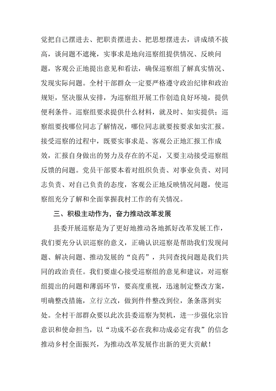 巡察表态发言.docx_第2页