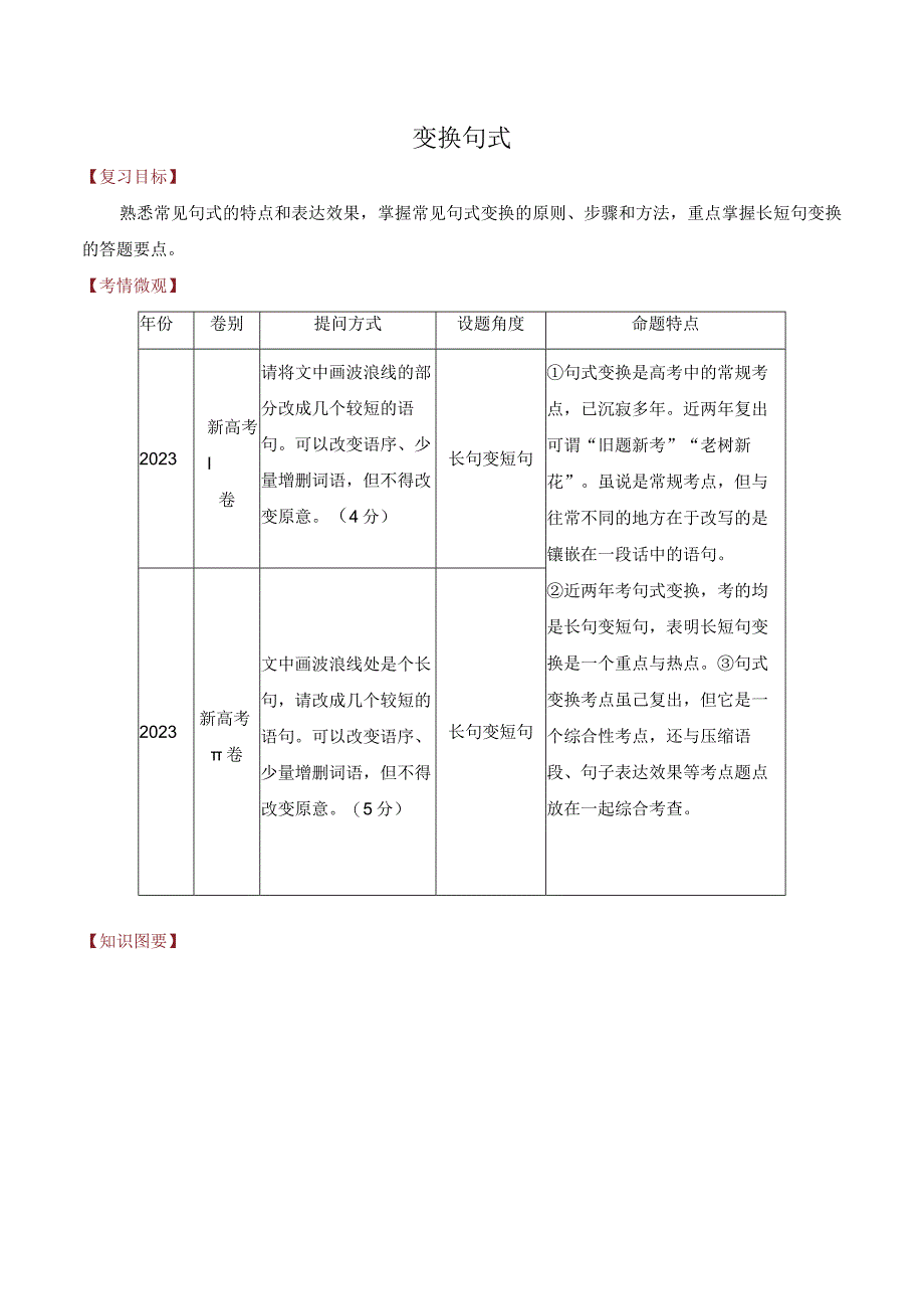 变换句式-解析版.docx_第1页