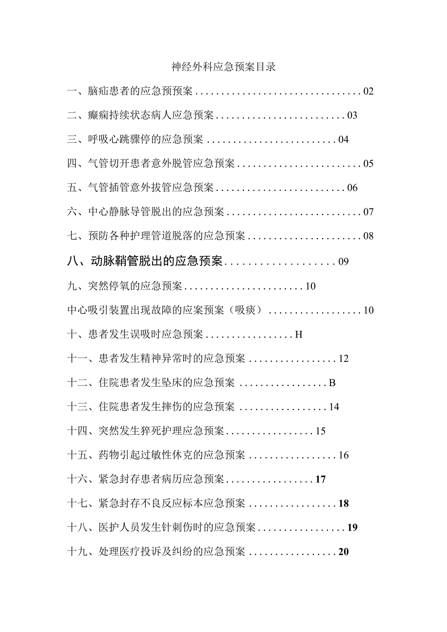 神经外科应急预案【21页】.docx_第1页