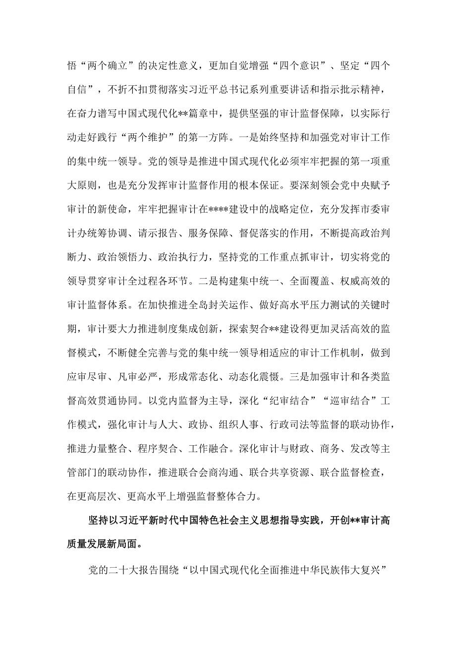 在审计局党组理论学习中心组专题研讨交流会上的发言供借鉴.docx_第2页