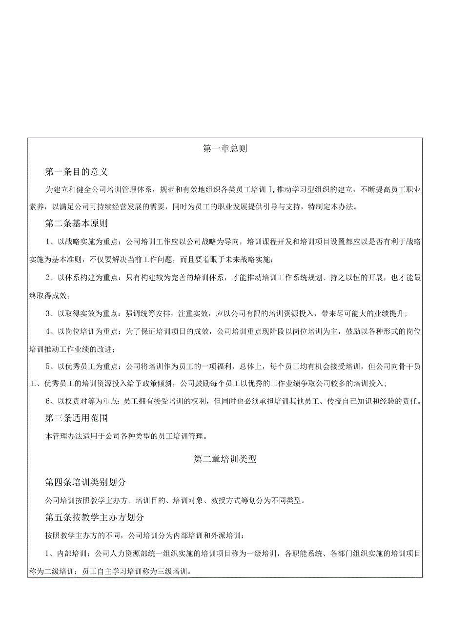 员工培训管理办法.docx_第1页