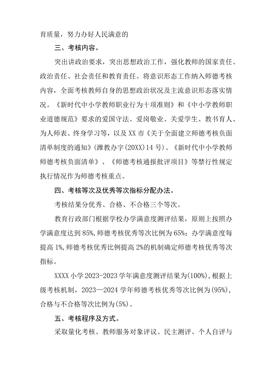 小学师德考核方案（2023—2024学年）.docx_第2页