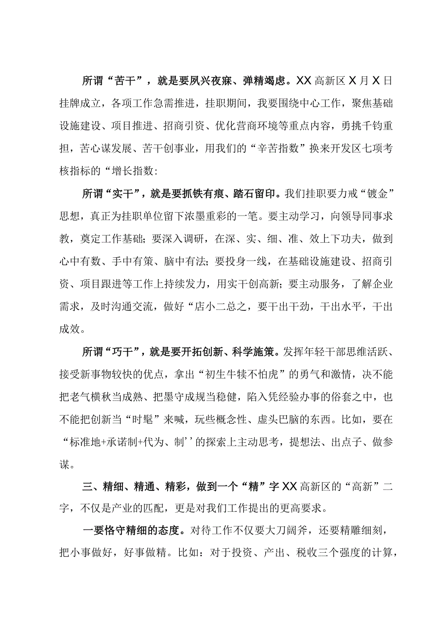 在挂职干部座谈会上的发言.docx_第2页