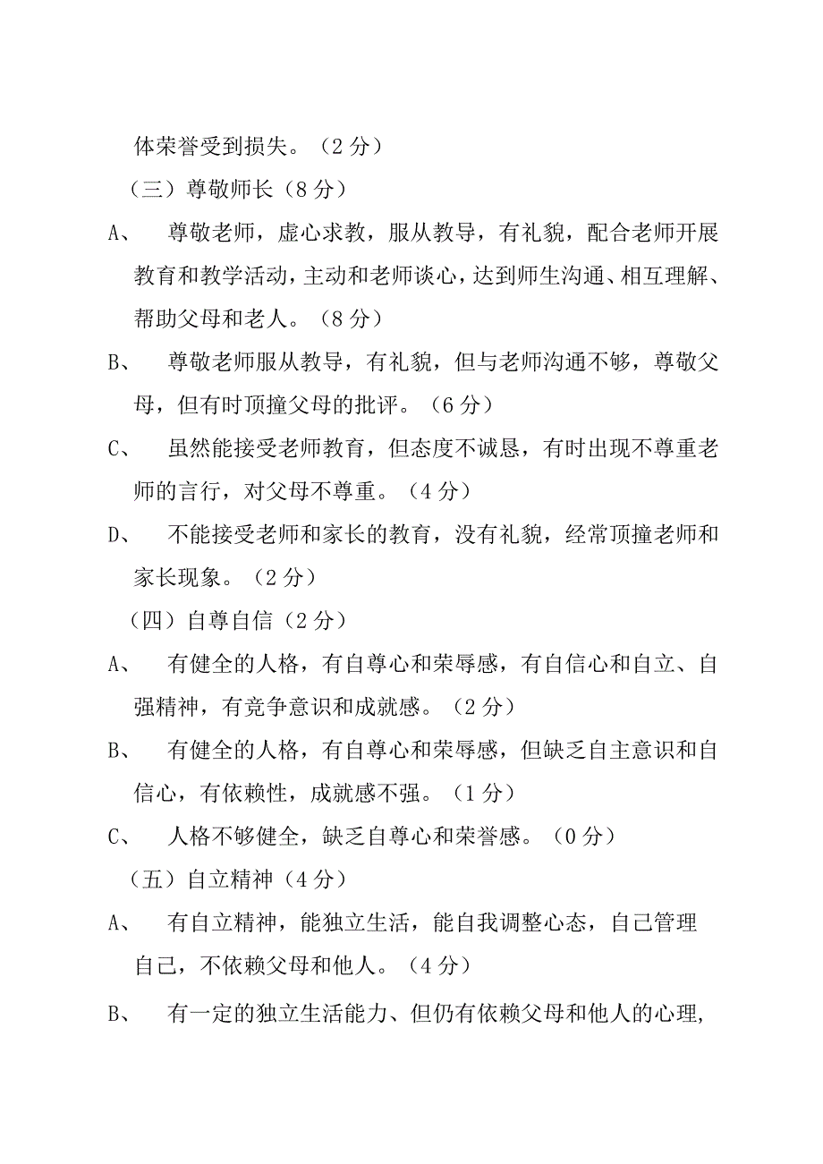 小学生综合素质评价内容与评价标准.docx_第2页