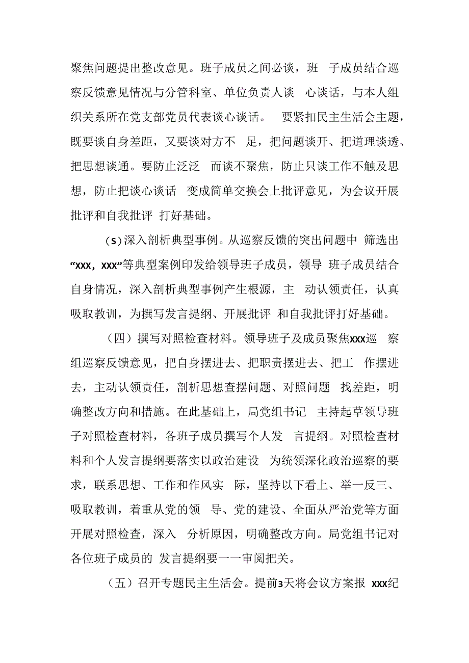 有关巡察反馈意见整改专题民主生活会方案.docx_第3页