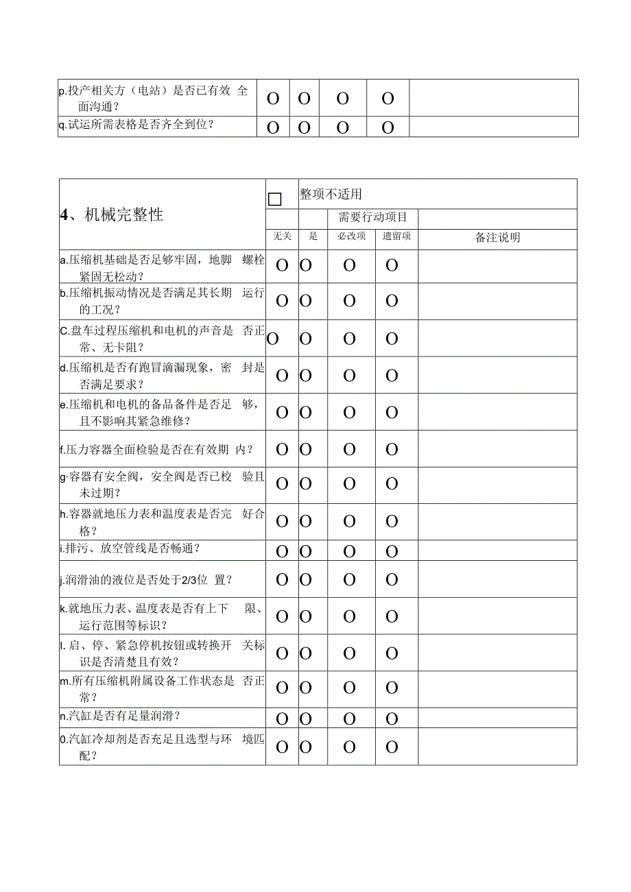 往复式压缩机投运前安全检查清单.docx_第3页