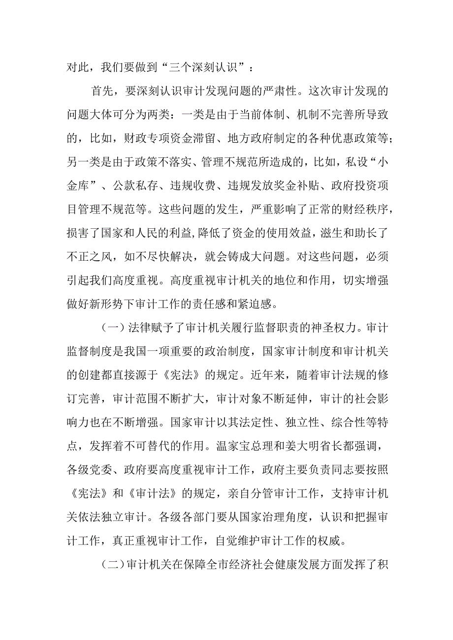 市长在全市经济责任审计整改工作会议上的讲话.docx_第2页