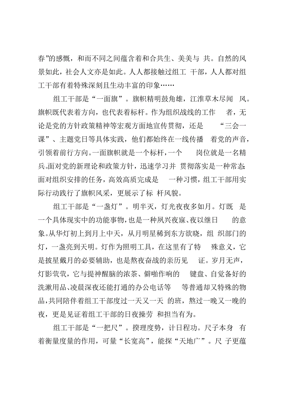 年轻干部座谈会交流发言（组工干部）.docx_第3页