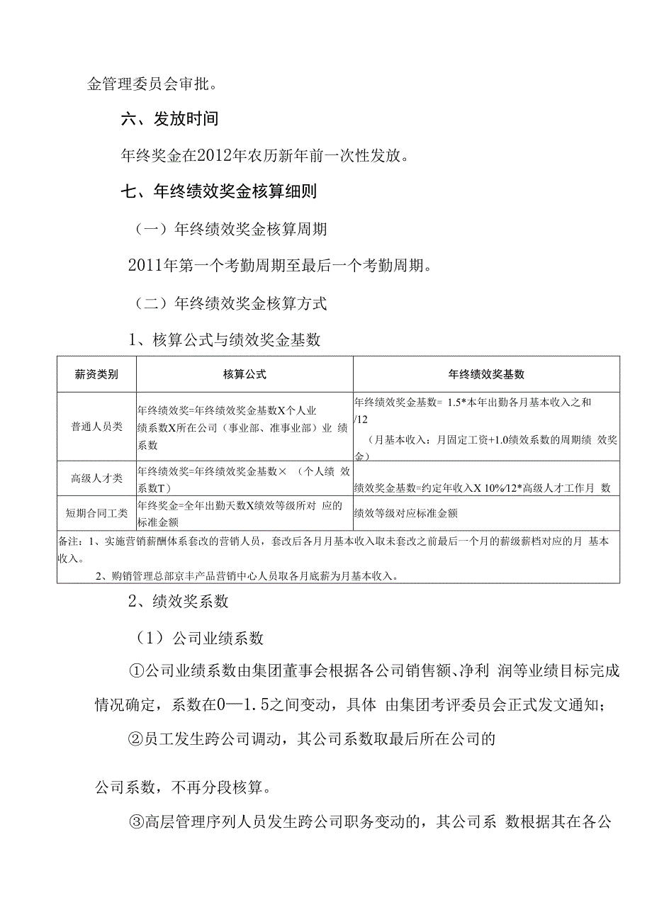 年度年终绩效奖金和补贴核算方案.docx_第2页