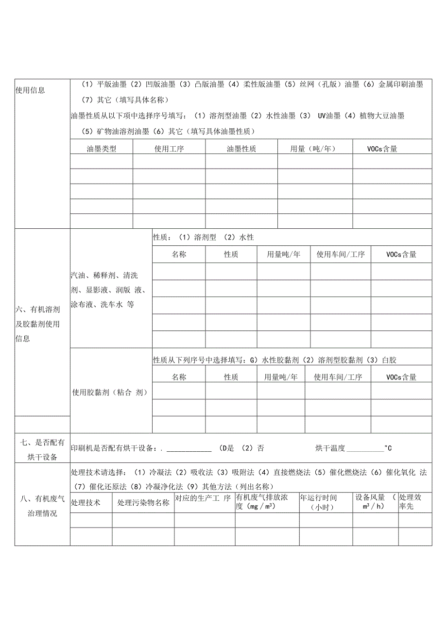 有机污染物调查材料表6 印刷与包装印刷企业调查表.docx_第2页