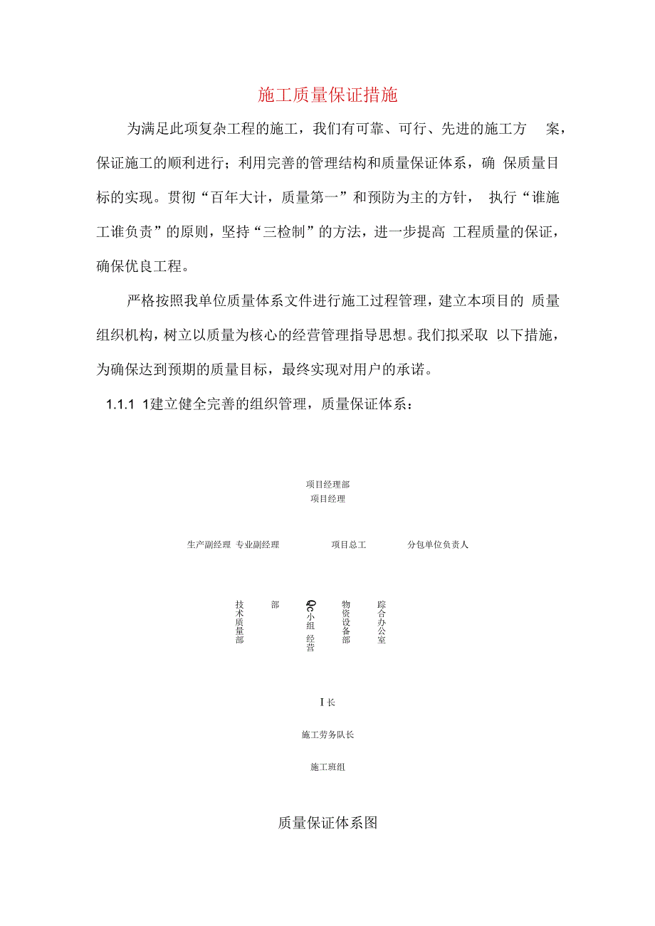 施工质量保证措施(1).docx_第1页