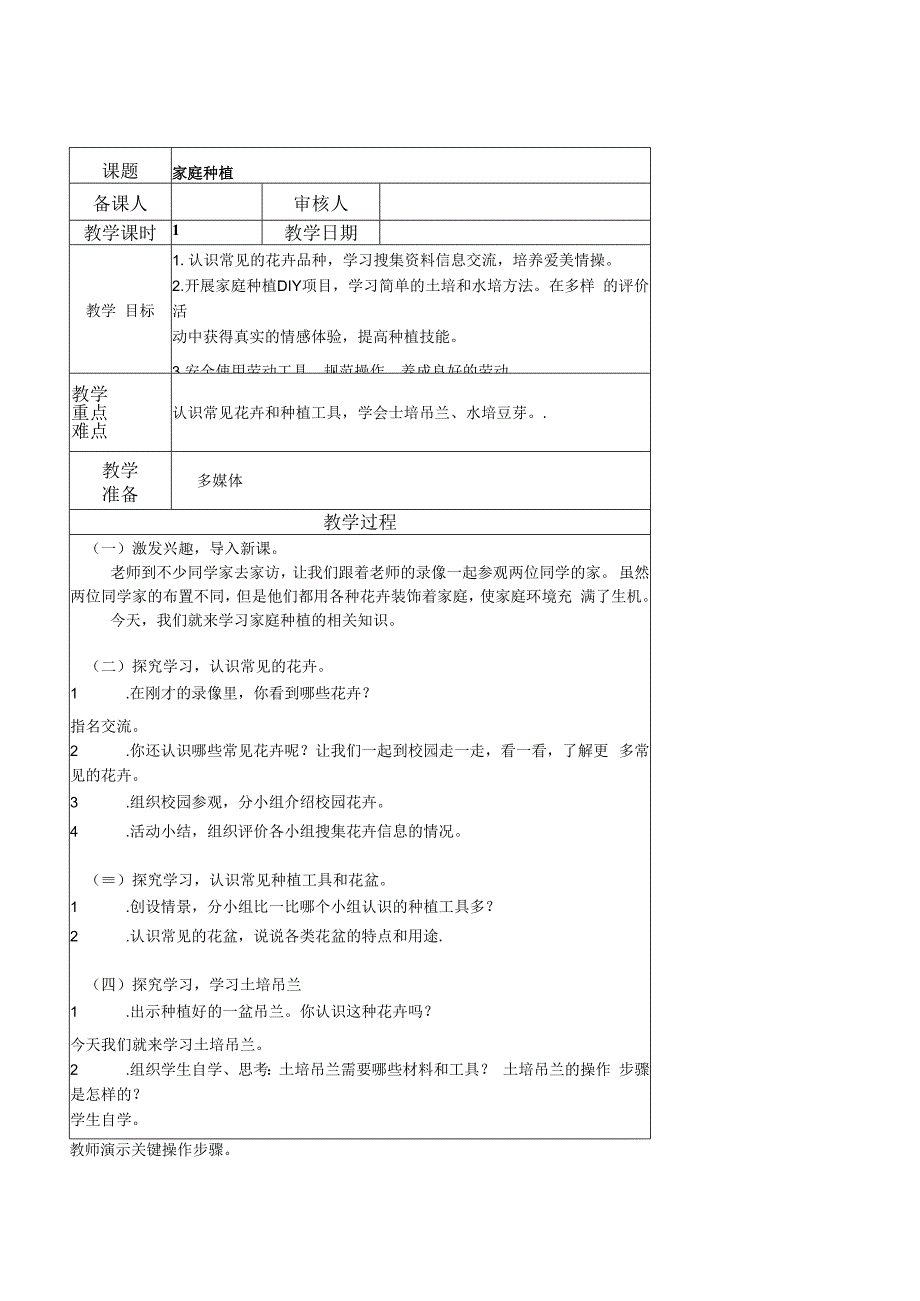 江宁区苏科版六年级下册劳动全册教案（共14节）.docx_第1页