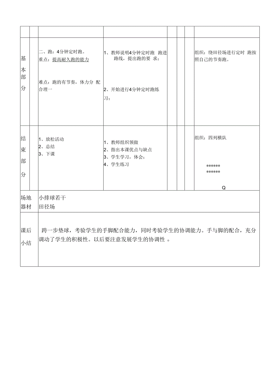 水平三（六年级）体育《小排球：跨一步垫球》公开课教案.docx_第2页