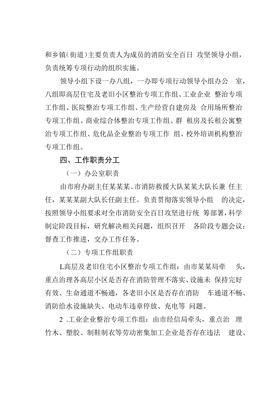 某市消防安全百日攻坚专项行动实施方案.docx_第2页