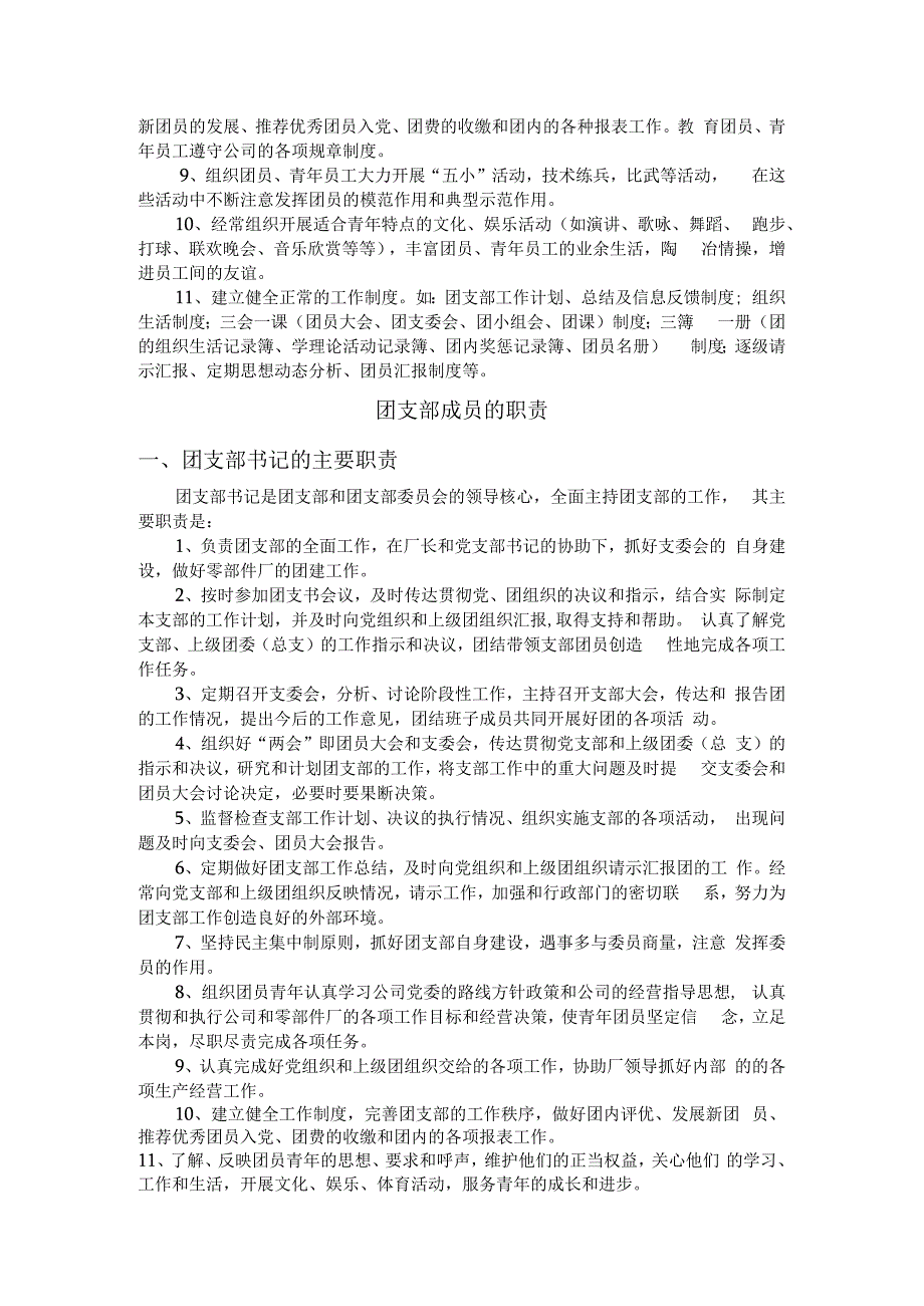 零部件厂团支部工作管理规定.docx_第2页