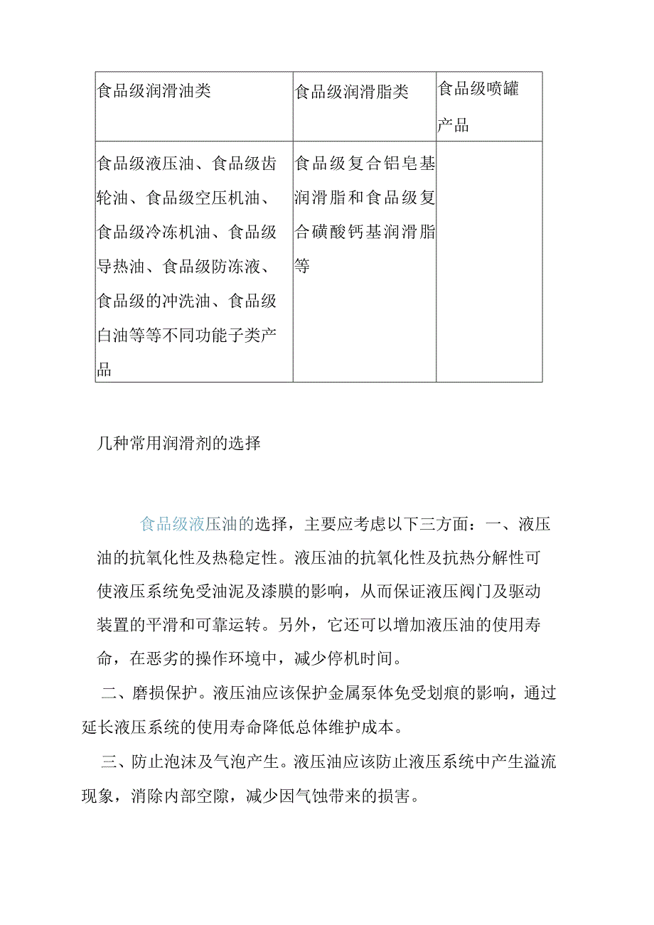 食品企业润滑油的选择和使用.docx_第3页