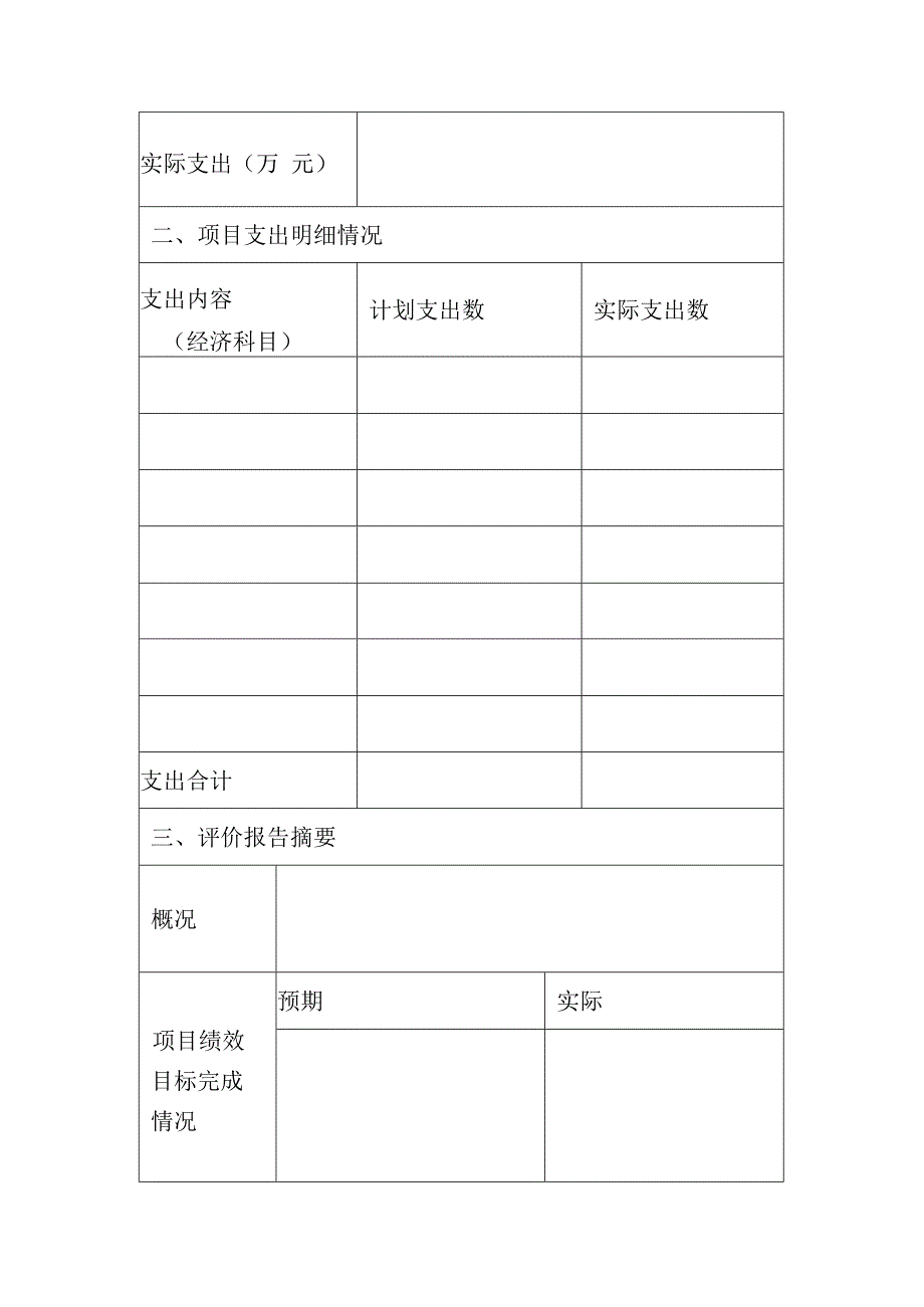 项目支出绩效评价报告（参考格式）.docx_第2页