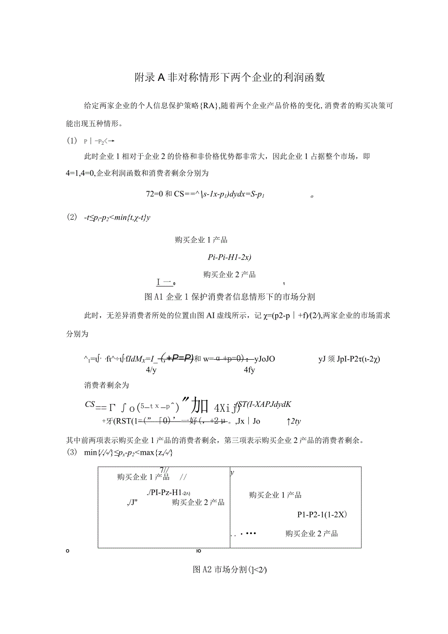 非对称情形下两个企业的利润函数.docx_第1页