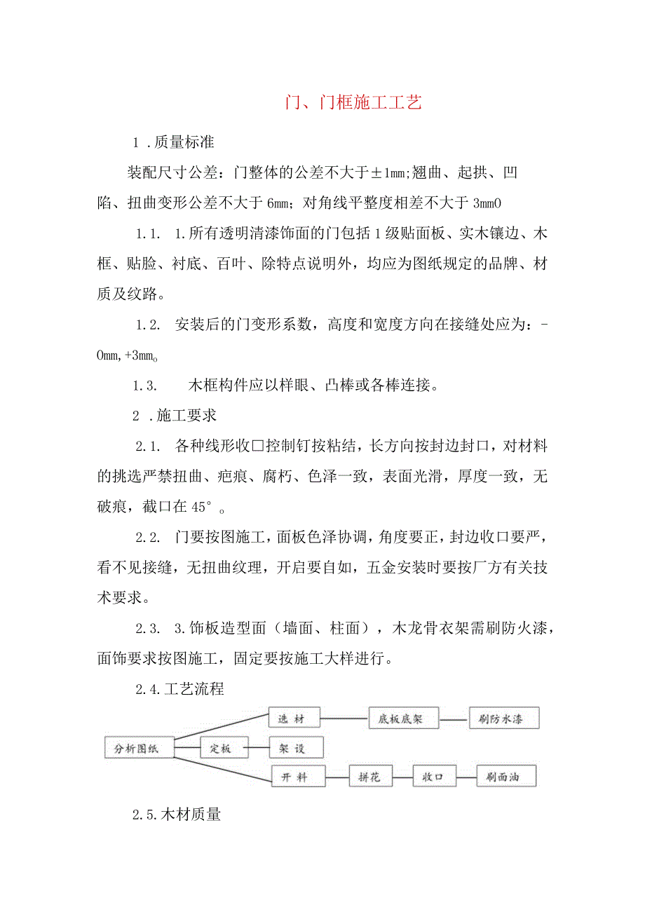 门、门框施工工艺.docx_第1页