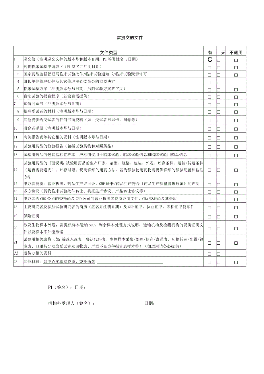 药物临床试验申请表.docx_第2页