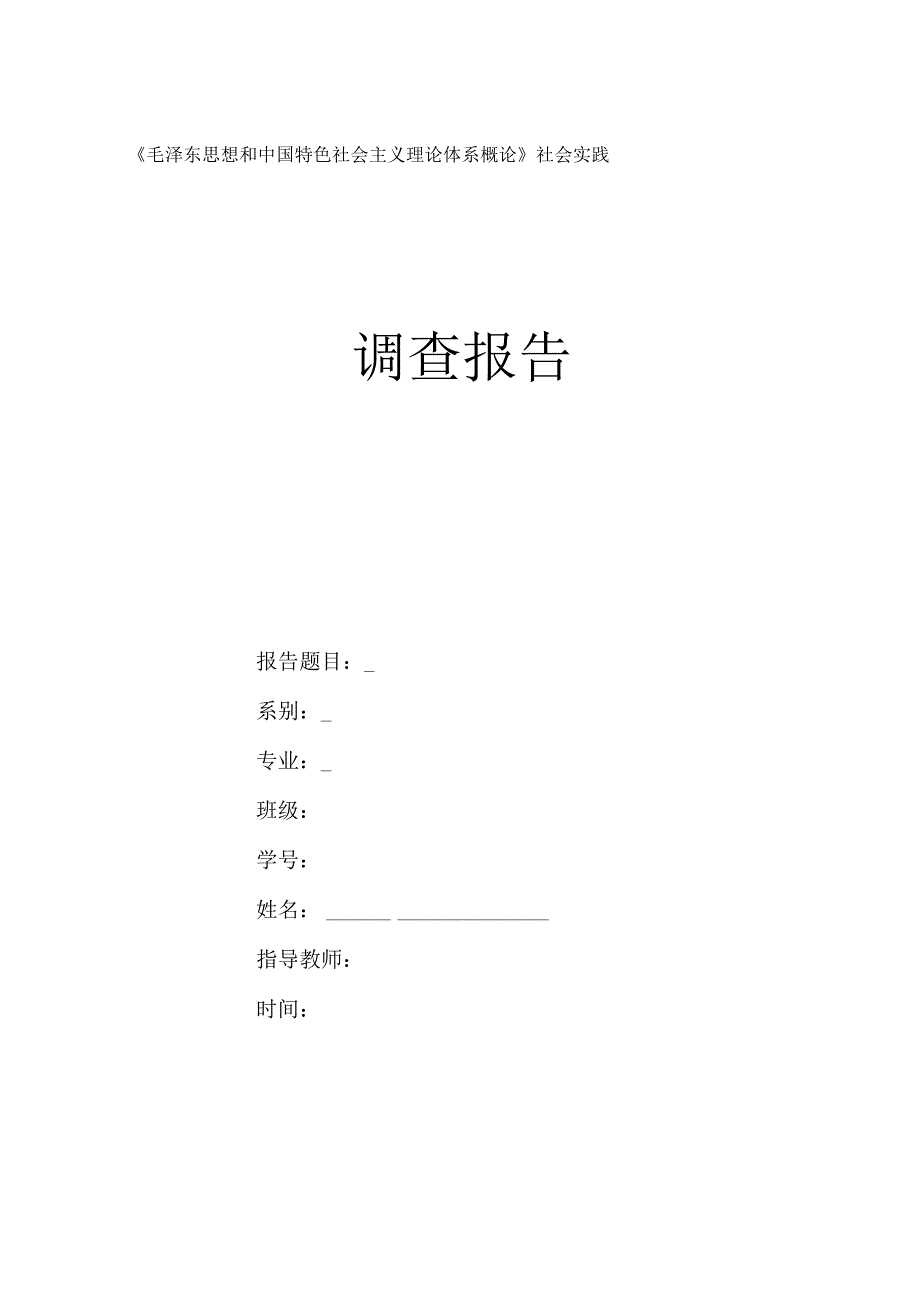 调查报告封面_4.docx_第1页