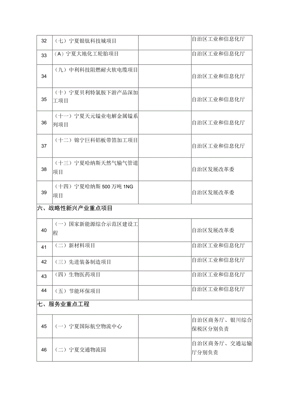 自治区“十三五”规划纲要重点工程项目责任分工表.docx_第3页